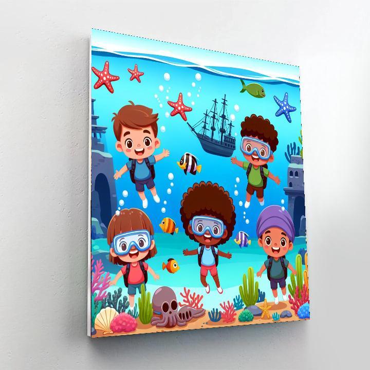 Undersea Mystery Paint By Color