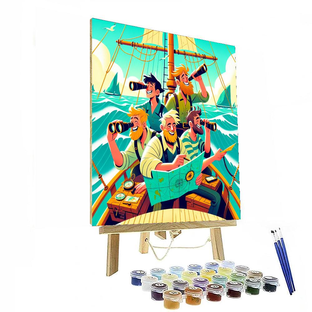 Merry Mariner's Map Numbered Painting Kits