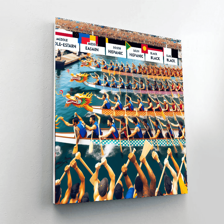 Hong Kong Dragon Boat Carnival - Hong Kong Paint By Numbers Kits