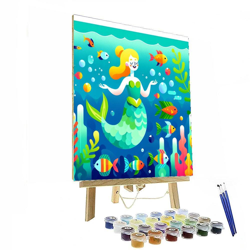 Mythical Mermaid Adventure Paint By Numbers