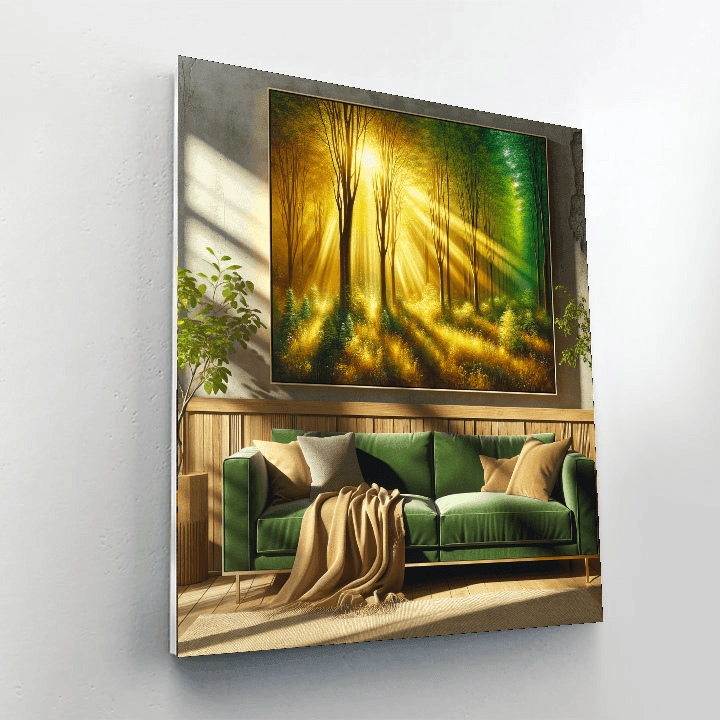 Majestic Forest Glow Paint By Color