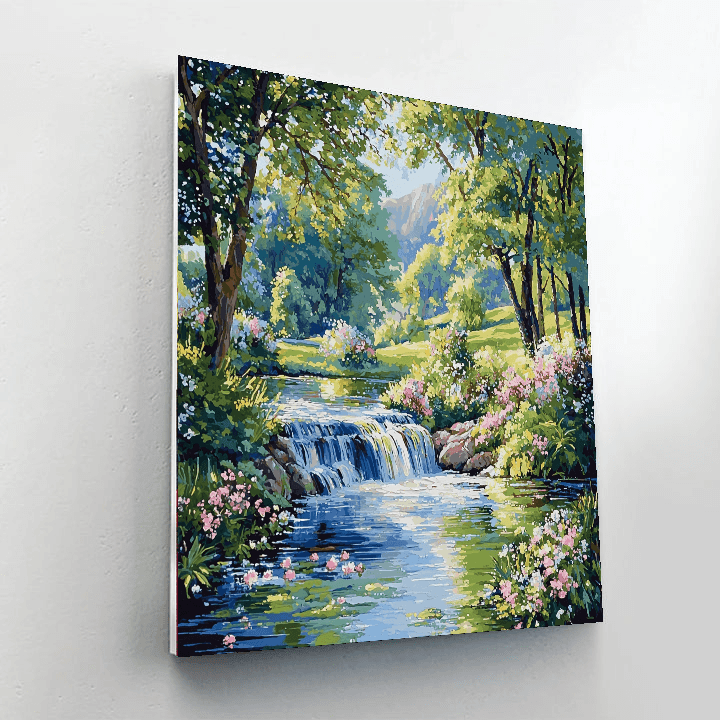 John Constable Inspired Gentle Streams  DIY Paint By Numbers