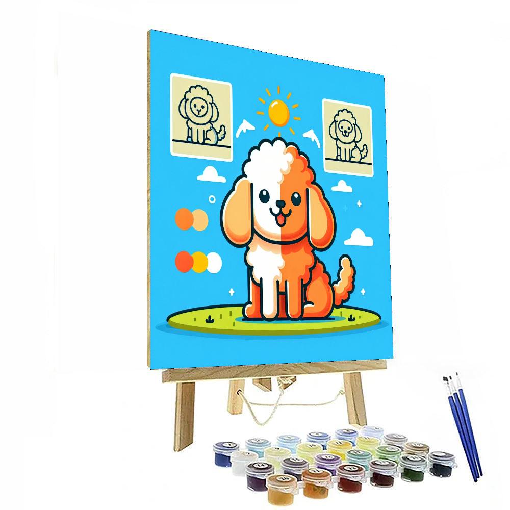 Doodle Dog DIY Paint By Numbers