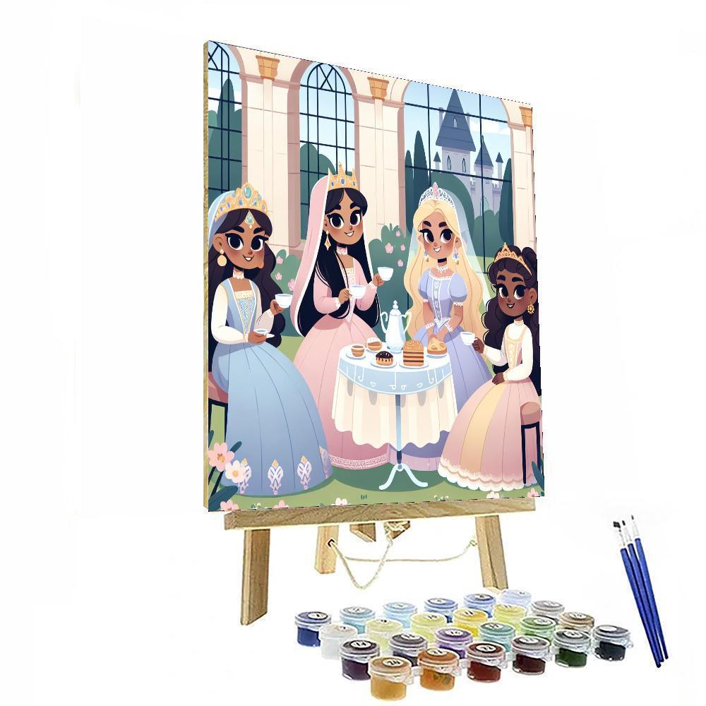 Royal Tea Party Celebration Paint By Numbers