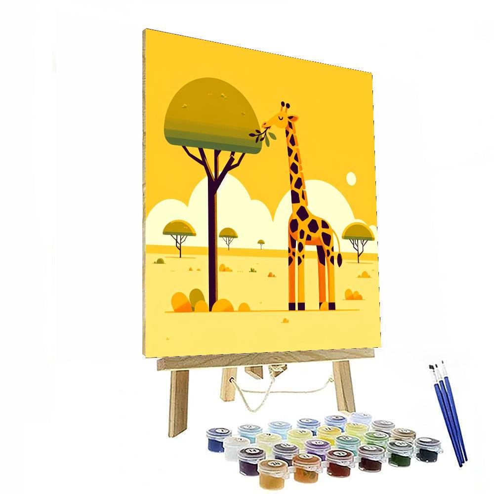 Exploring The Savannah Painting Number Kit
