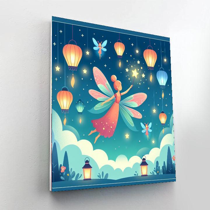 Floating Fairy Fiesta Paint By Color