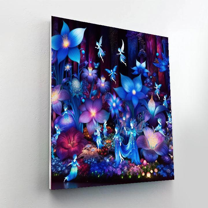Enchanted Fairy Garden Glow Painting By Numbers Kit