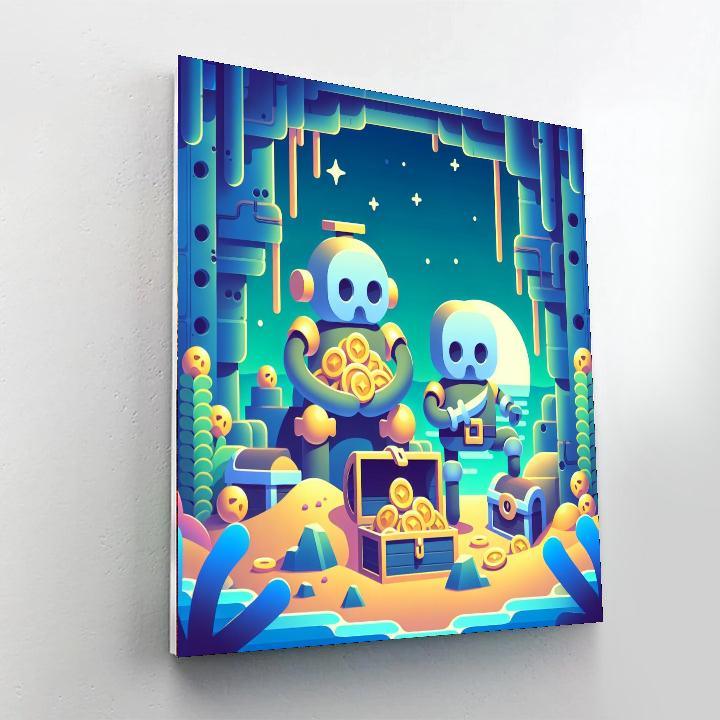 Underwater Treasure Guardians Paint By Number