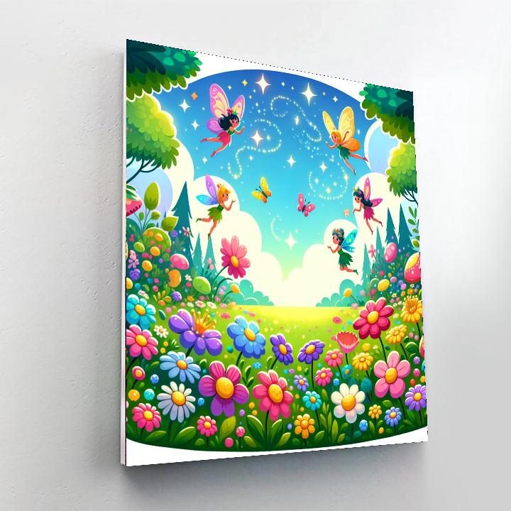 Magical Fairy Meadow Paint By Number
