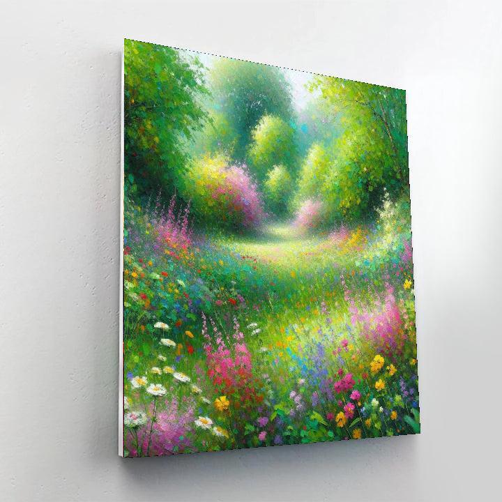 Joyous Spring Meadow Paint By Numbers