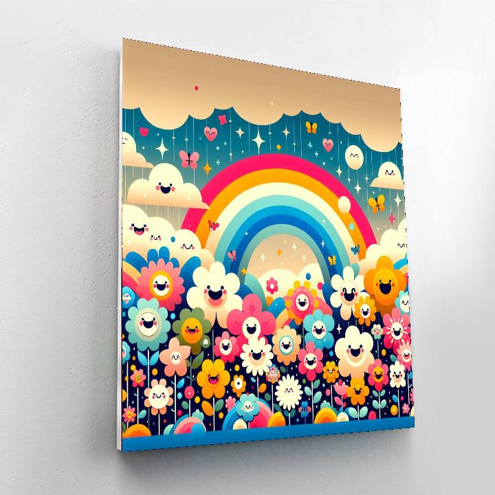 Magic Rainbow World Numbered Painting Kits