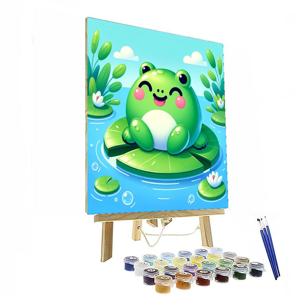 Happy Frog Paint By Number