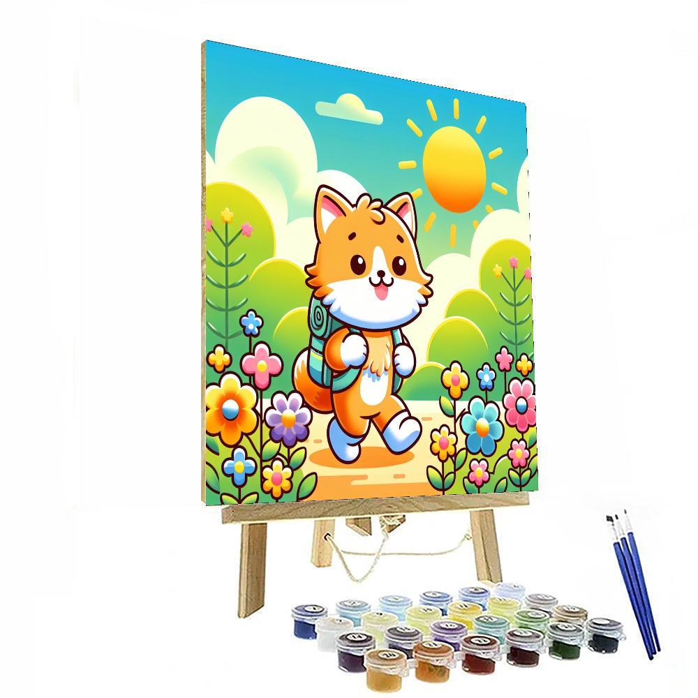 Joyful Adventure Cat Paint By Numbers Kits