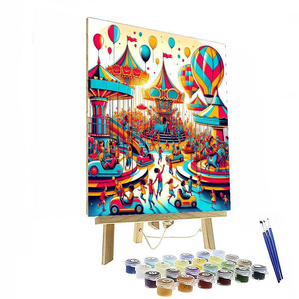 Cheerful Carnival Fun Numbered Painting Kits