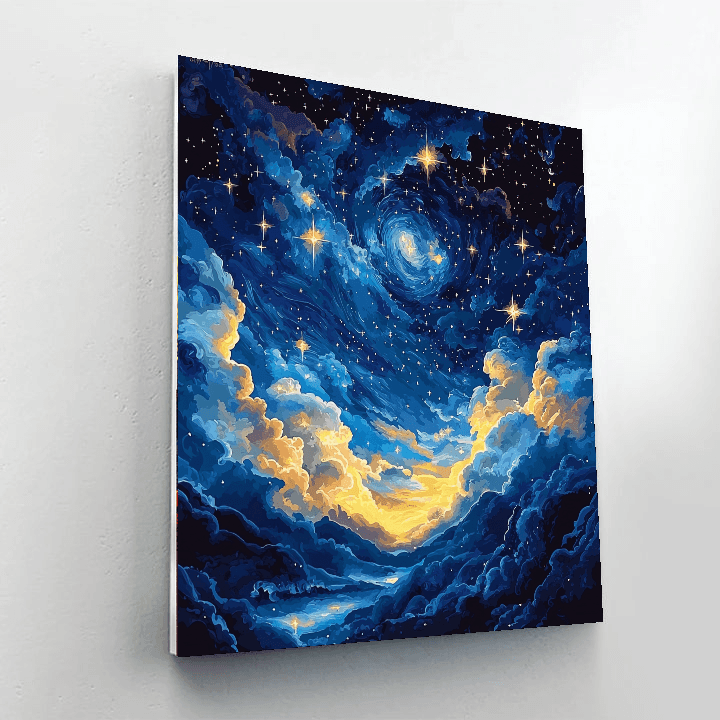 Vincent Van Gogh Inspired Under The Stars  Paint By Numbers Art