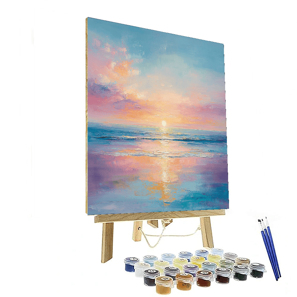 Claude Monet Inspired Dreamy Horizon  Paint By Color