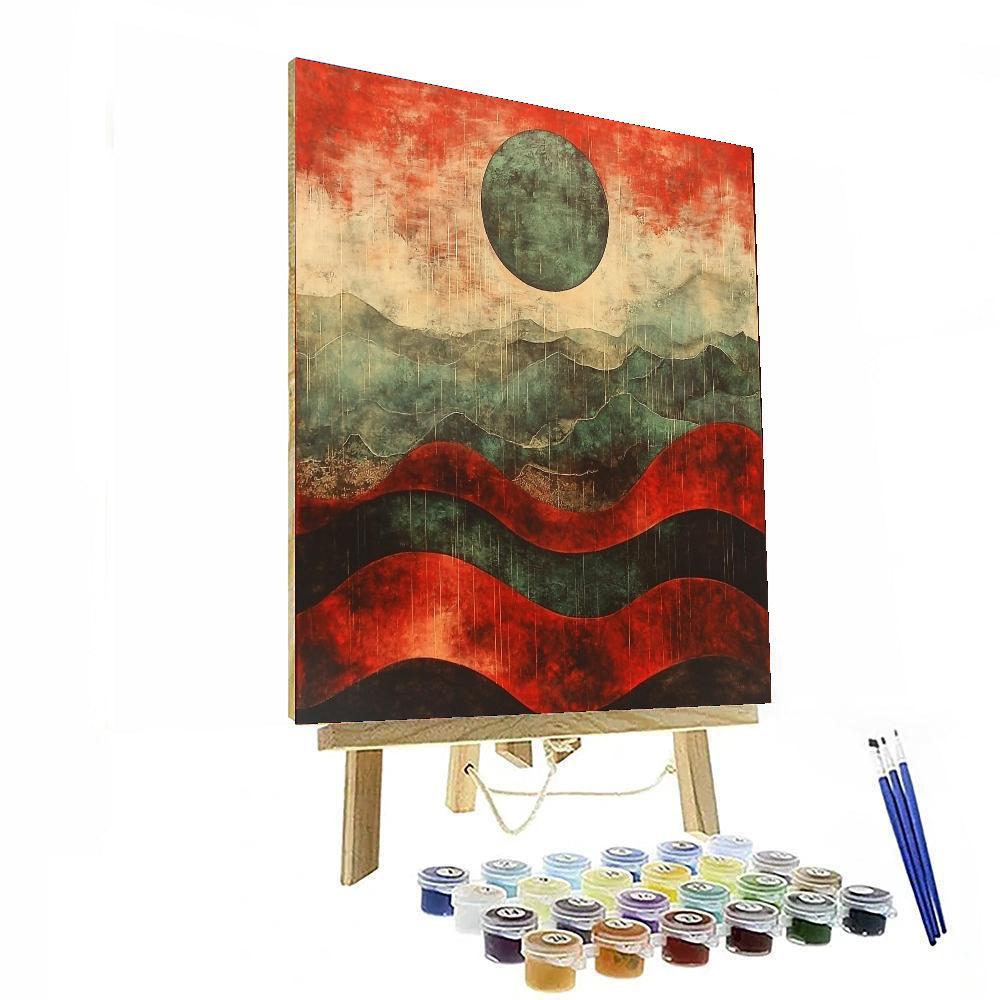 Nandalal Bose Inspired Mythic Landscapes  Painting Number Kit