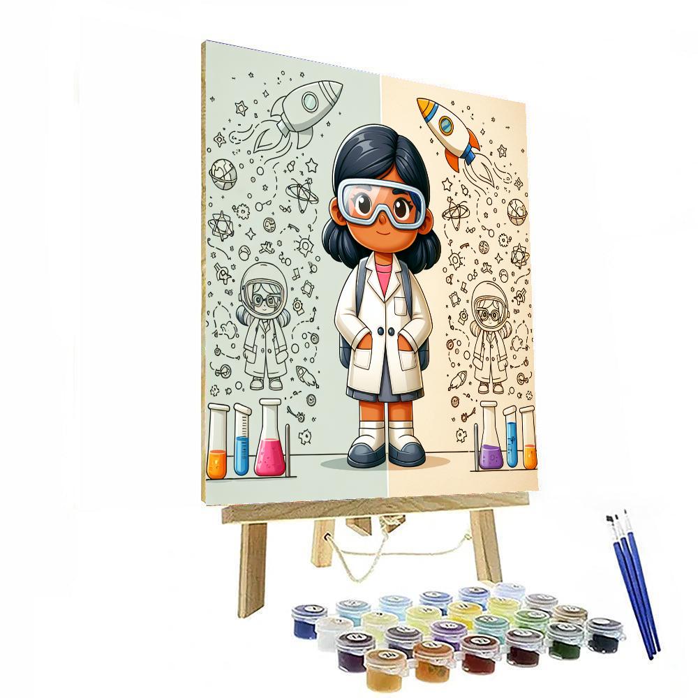 Rocket Scientist's Dream Painting By Numbers Kit
