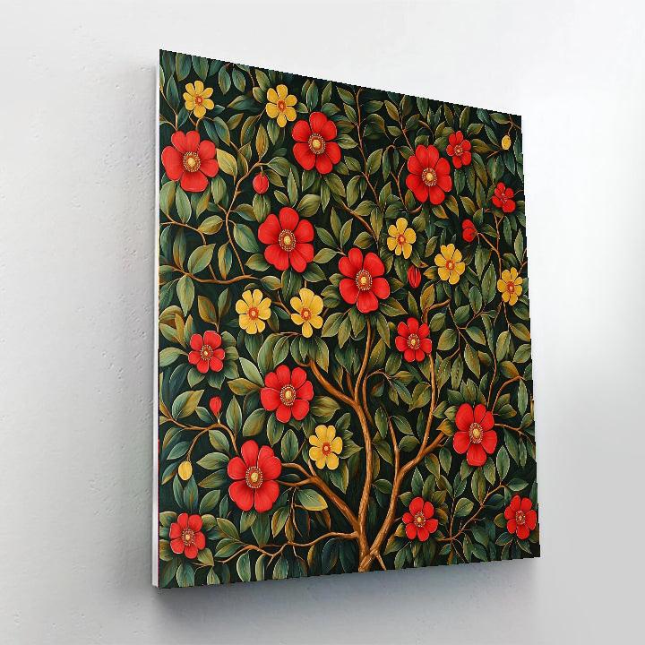 Frida Kahlo Inspired Mystic Blooms  Numbered Painting Kits