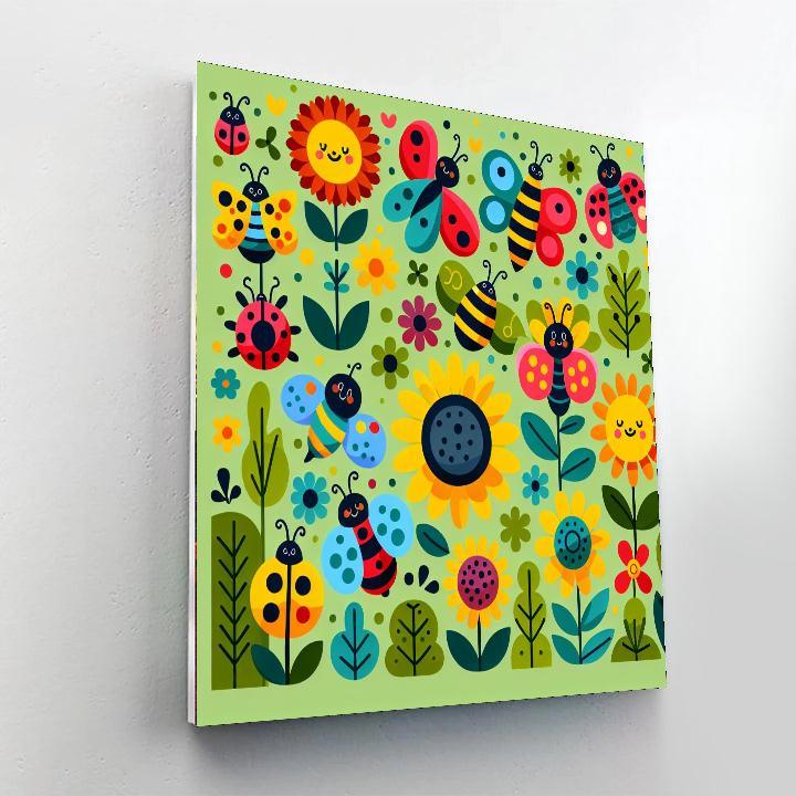 Joyful Insect Adventures Numbered Painting Kits