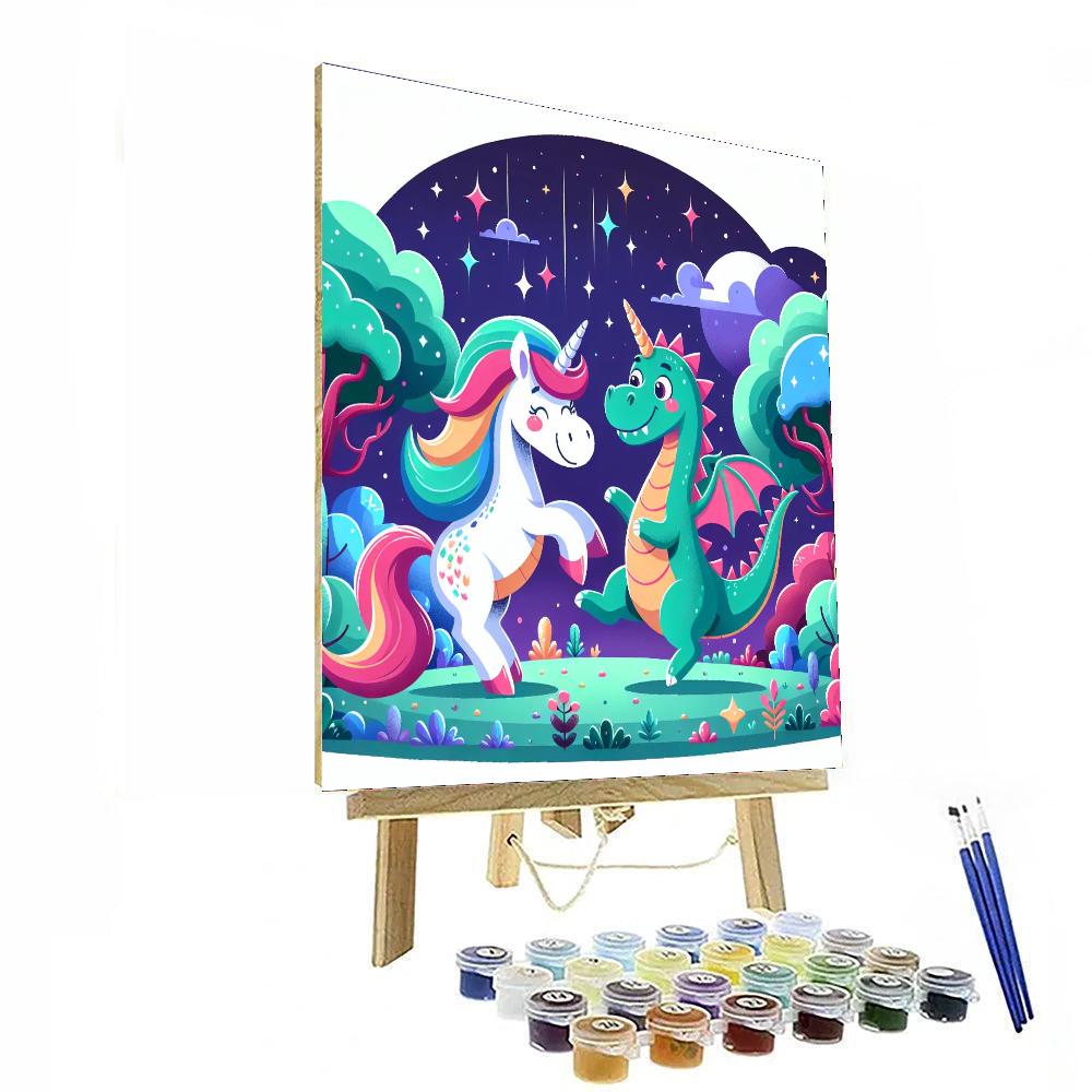 Curious Magical Creatures Numbered Painting Kits