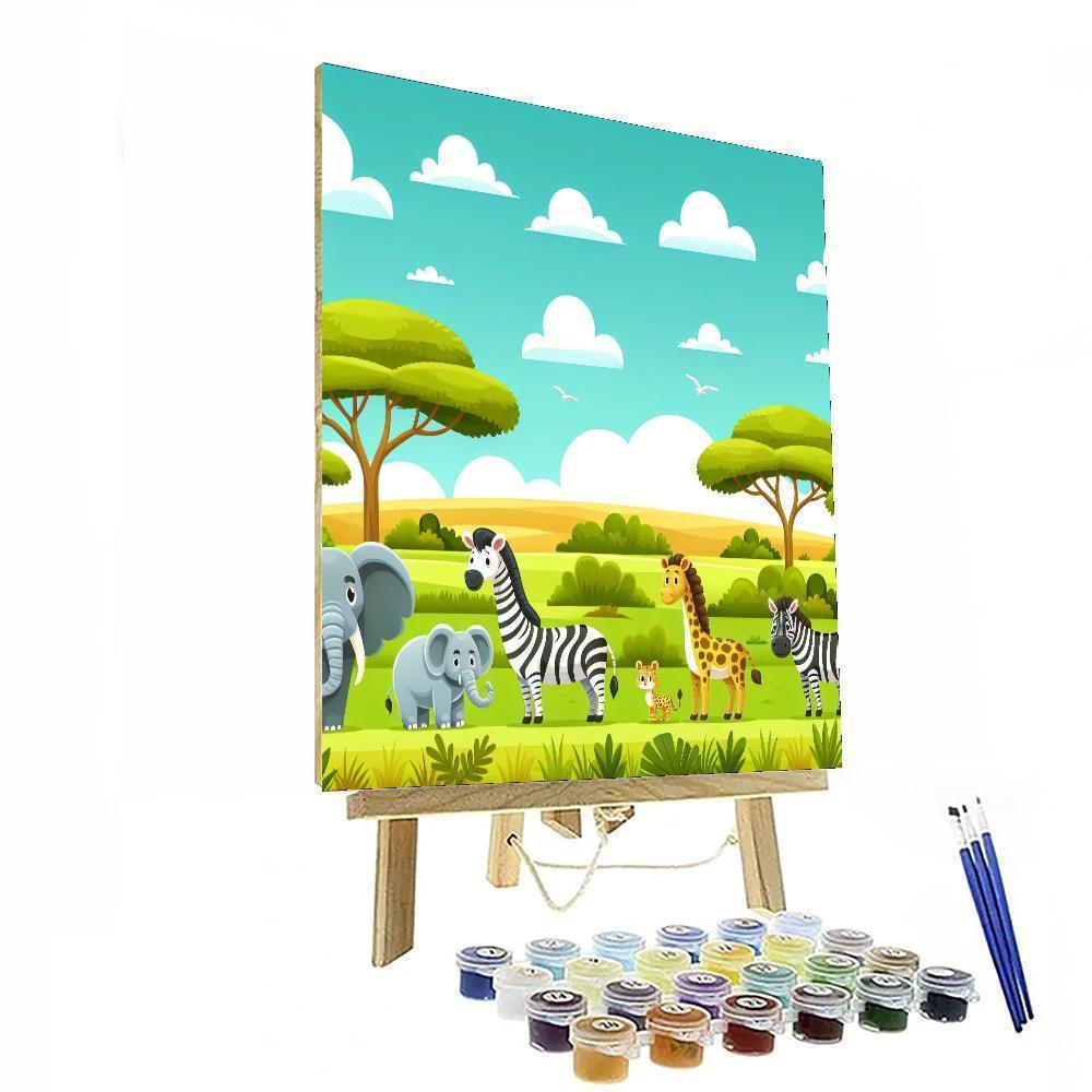 Savannah Wonders Painting Number Kit