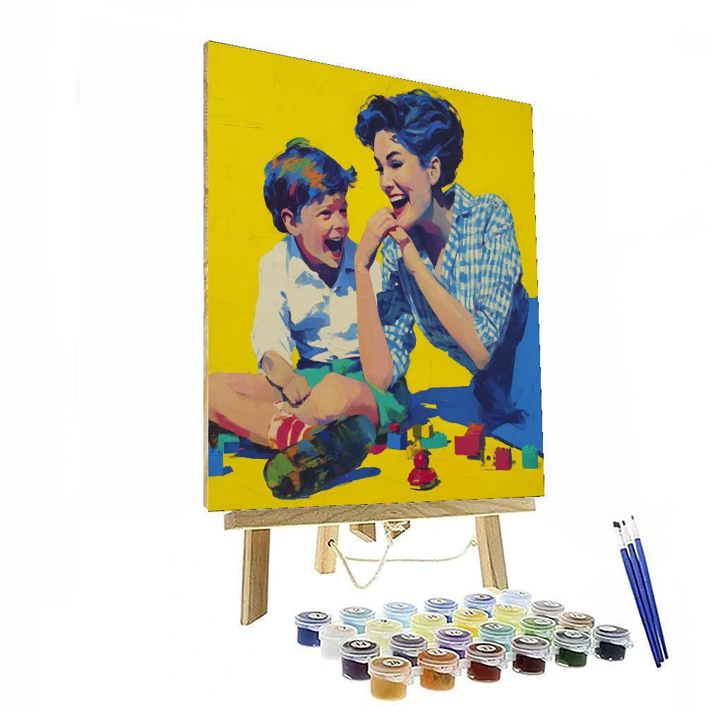 Playful Moments With Mom DIY Paint By Numbers