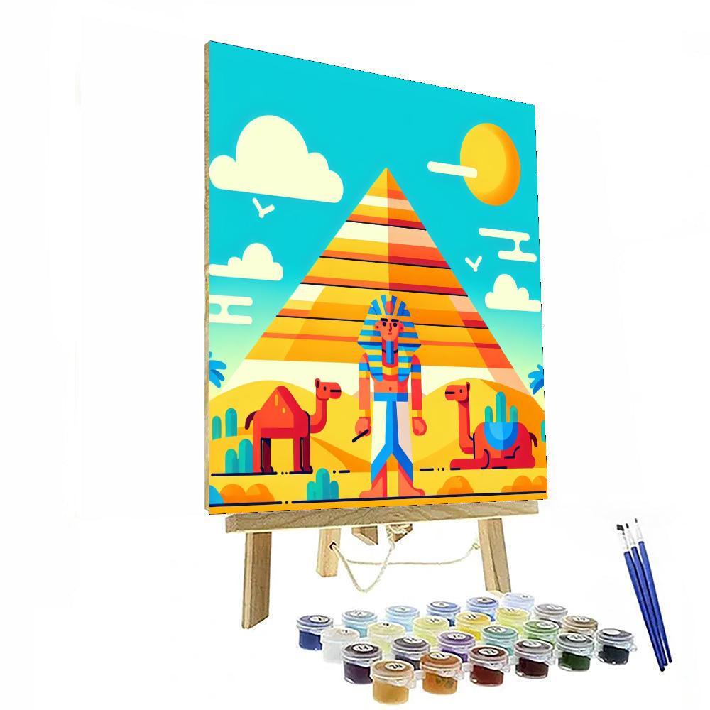 Mysterious Egyptian Journey Paint By Color