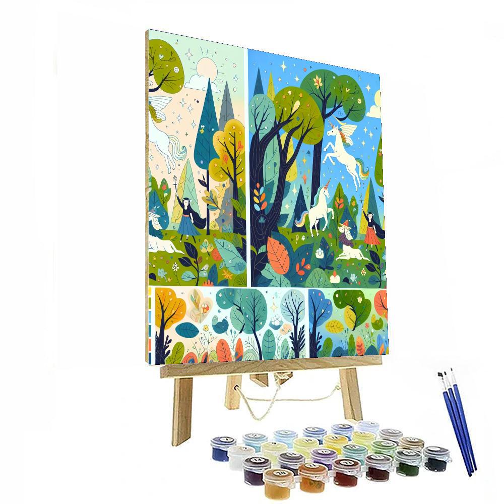 Fairy Tale Forest Enchantment DIY Paint By Numbers
