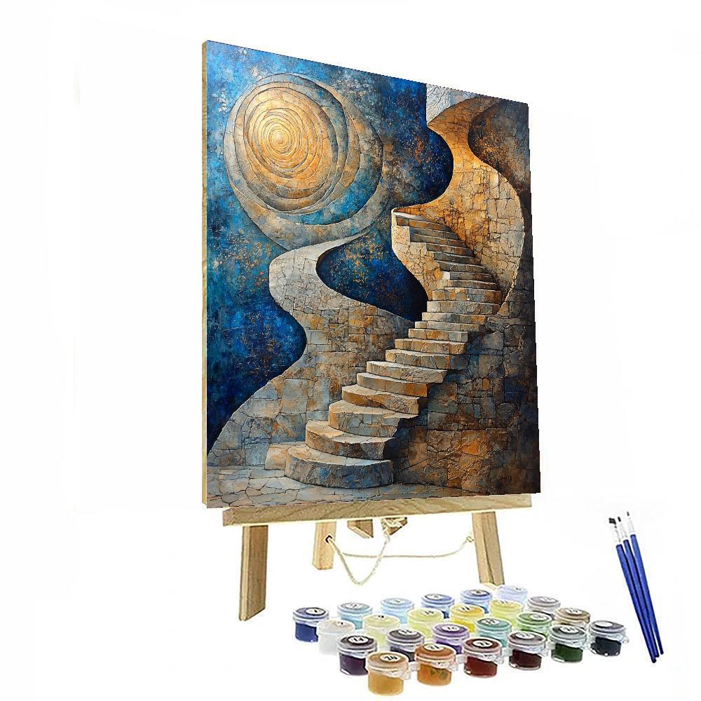 Michelangelo Inspired Majestic Stoneborn Equinox  Paint By Color