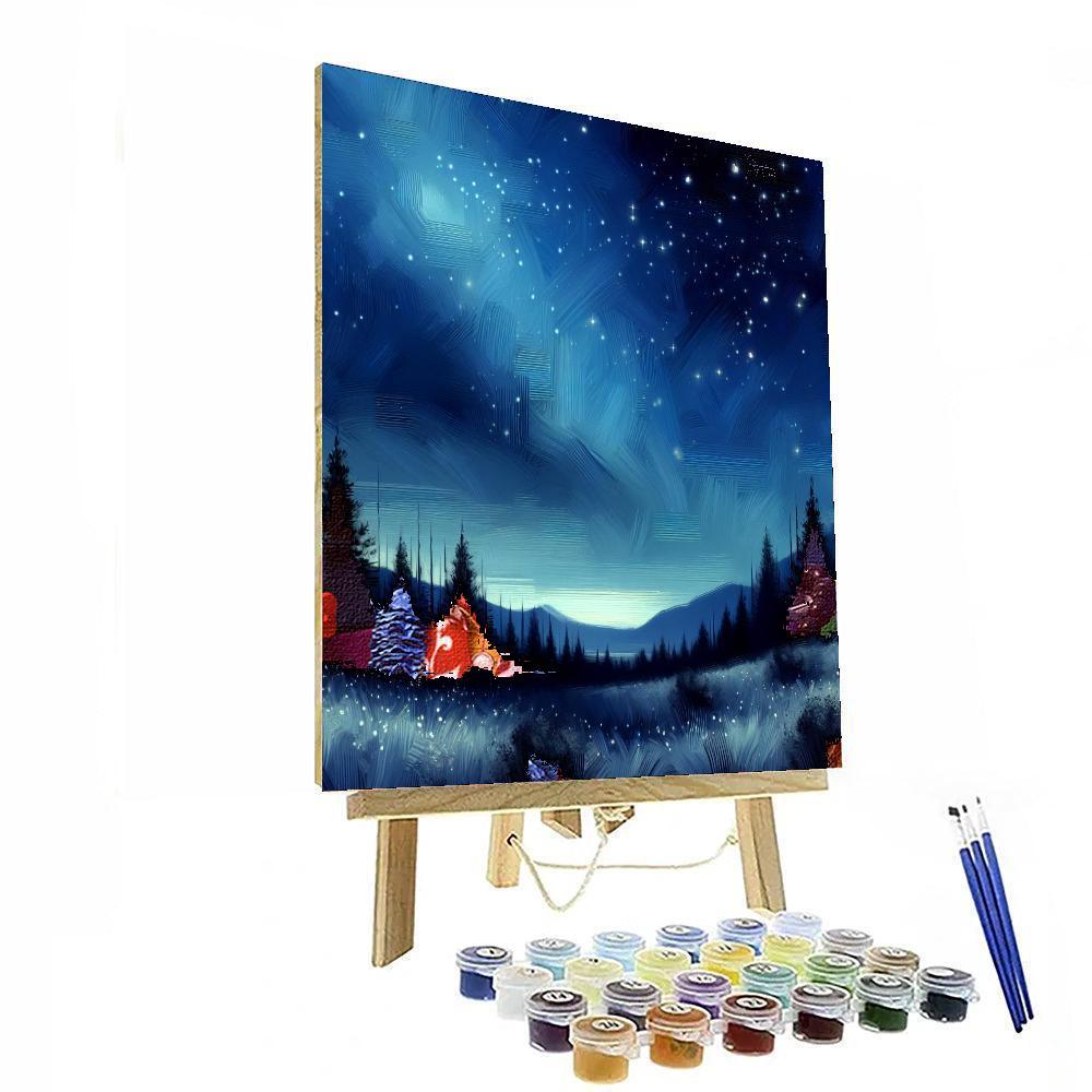 Starlit Whispers DIY Paint By Numbers