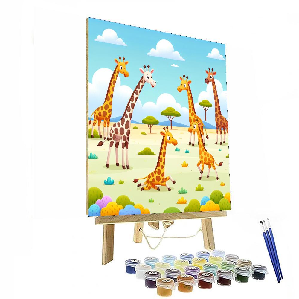 Giggling Giraffe Games Number Painting