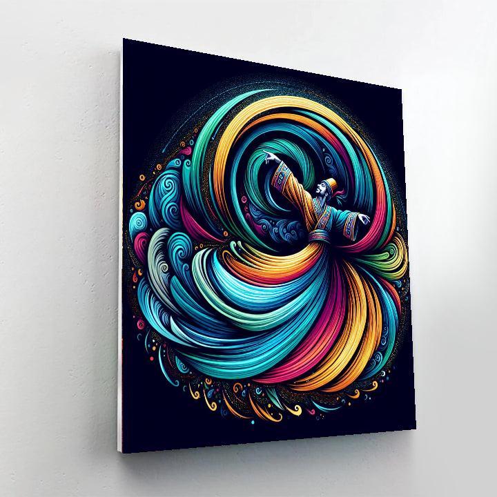Whirling Dervish Painting By Numbers Kit