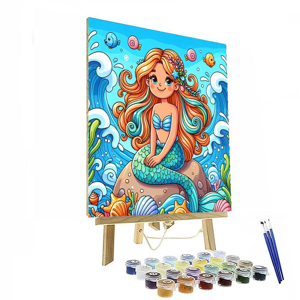 Sunkissed Mermaid Paint By Numbers