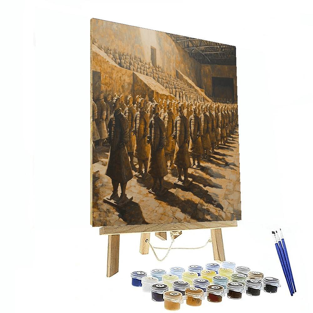 The Terracotta Army Number Painting