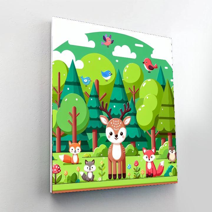 Forest Explorer Painting Number Kit