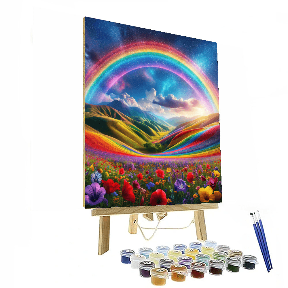 Wondrous Rainbow Sky - DIY Painting By Numbers Kit – Artistry Rack
