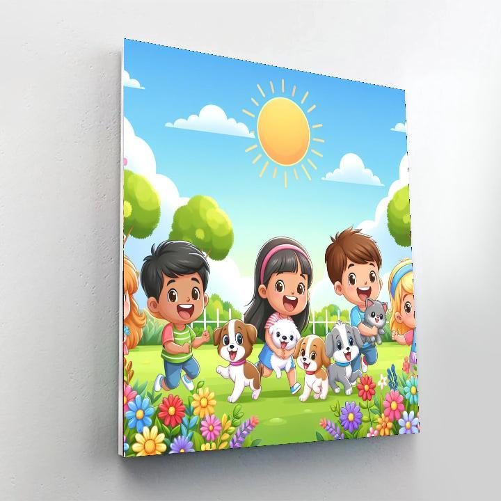 Animal Friendship Day Paint By Number