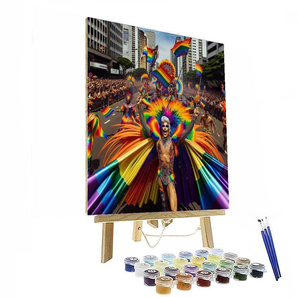 Pride Festival - Brazil Number Painting