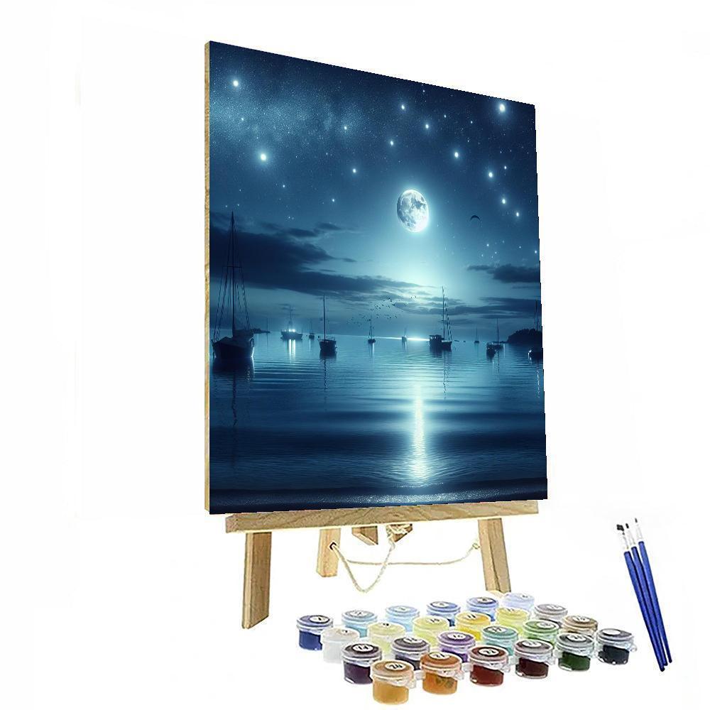 Moonlit Harbor Peace Paint By Numbers Kits
