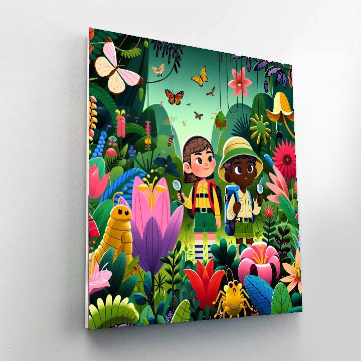 Adventure Of The Tiny Explorers Painting By Numbers Kit