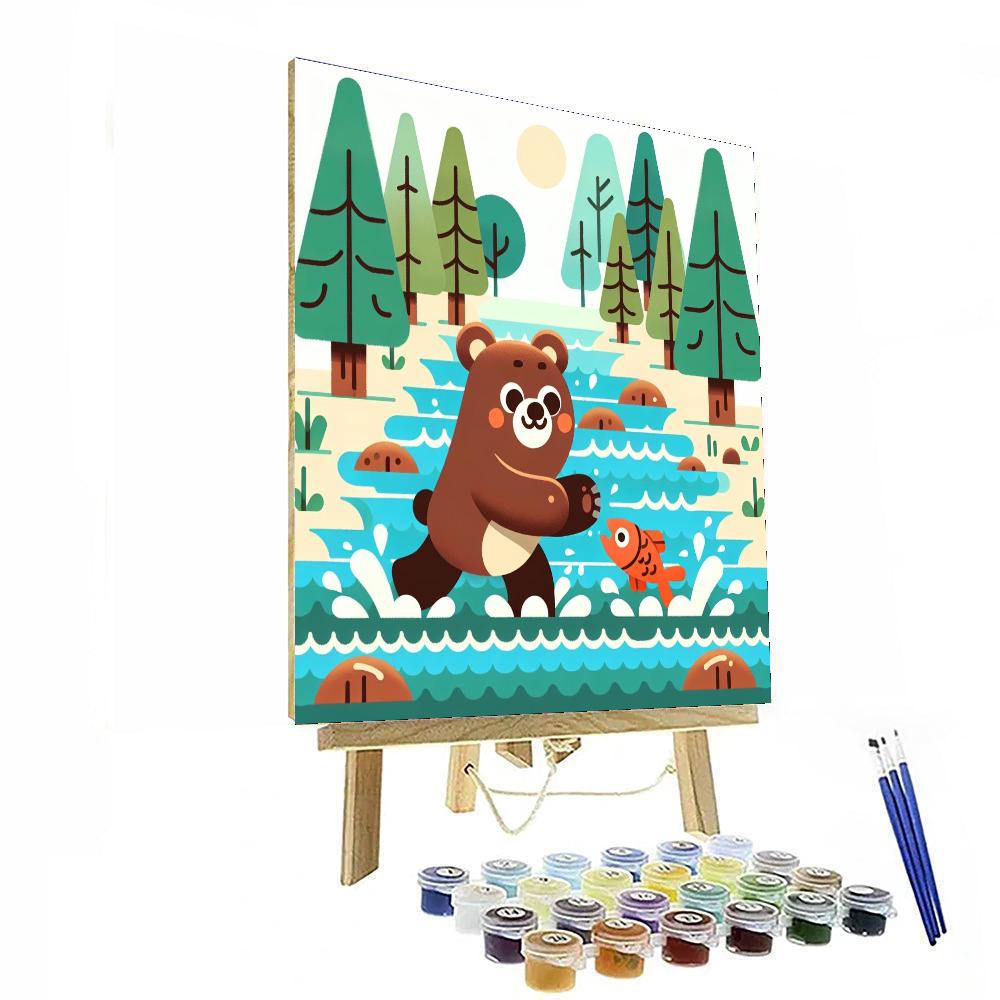 Bold Bear Paint By Numbers Art