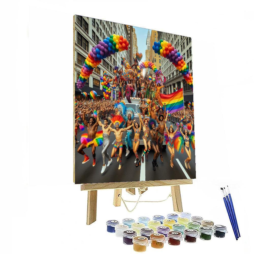 Pride Parade Painting By Numbers Kit