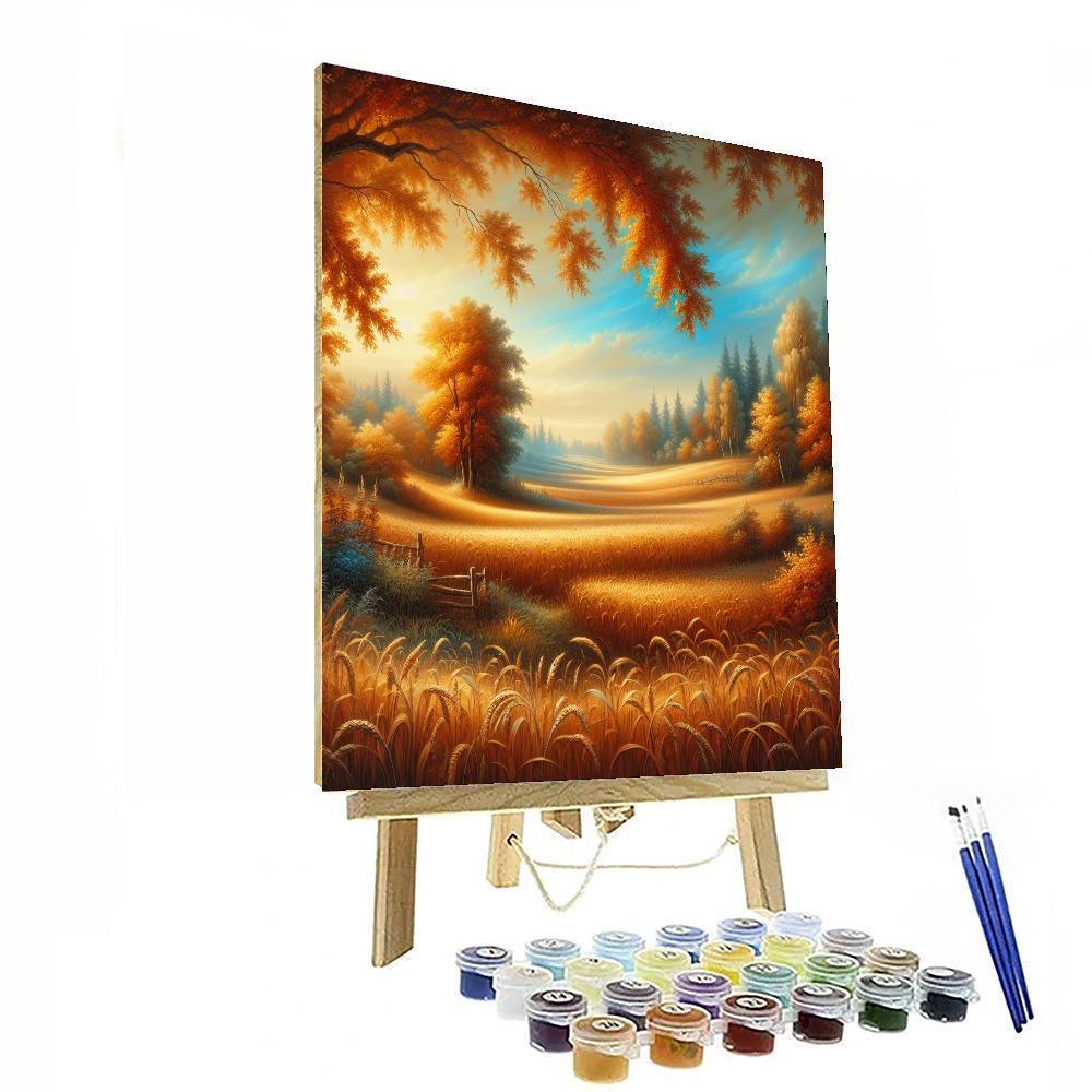 Charming Autumn Fields Paint By Color