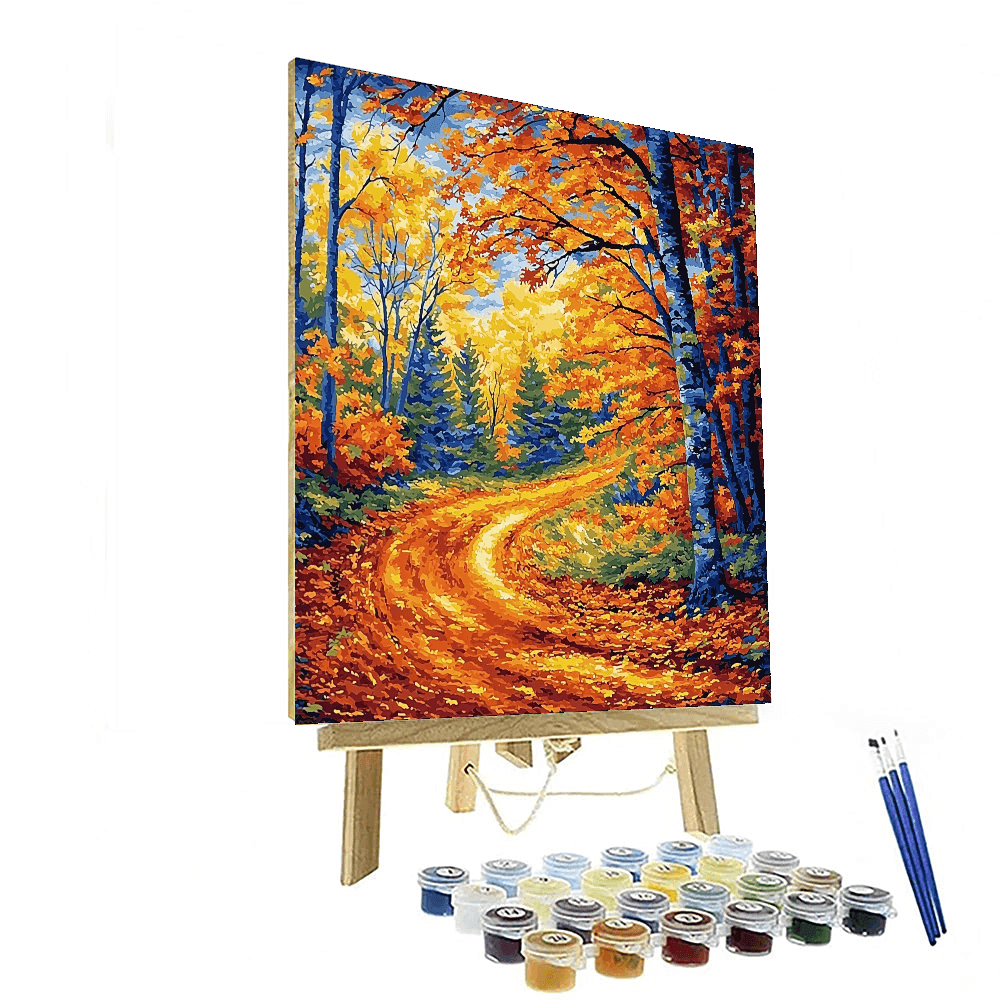 Vincent Van Gogh Inspired Rhythmic Autumn Dance  Paint By Numbers Kits