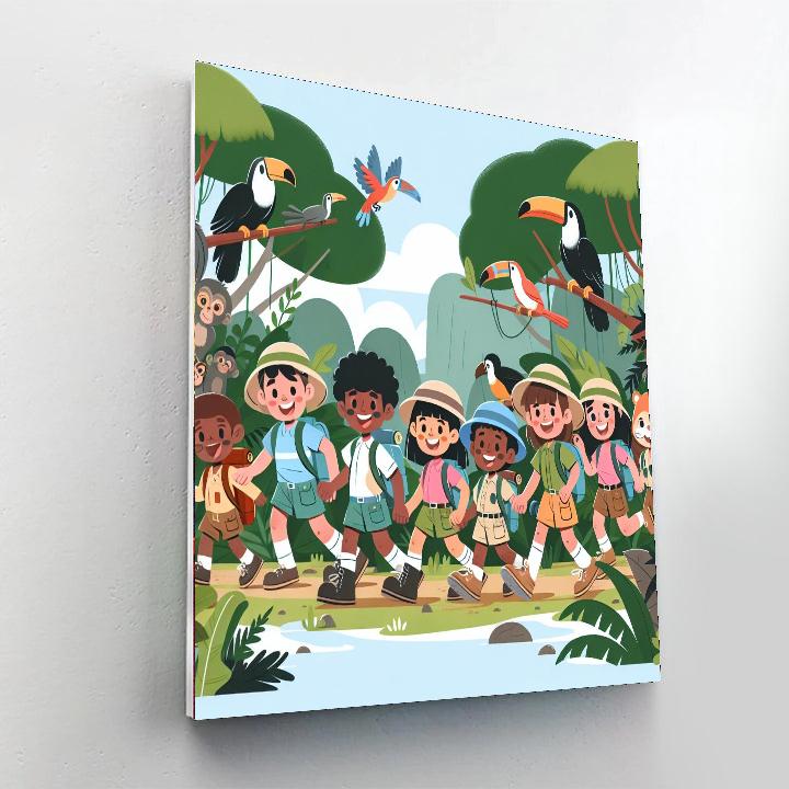 Jungle Explorer's Trek Numbered Painting Kits