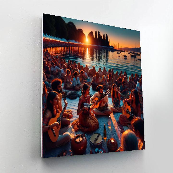 International Jazz Festival - Montreux, Switzerland Painting By Numbers Kit