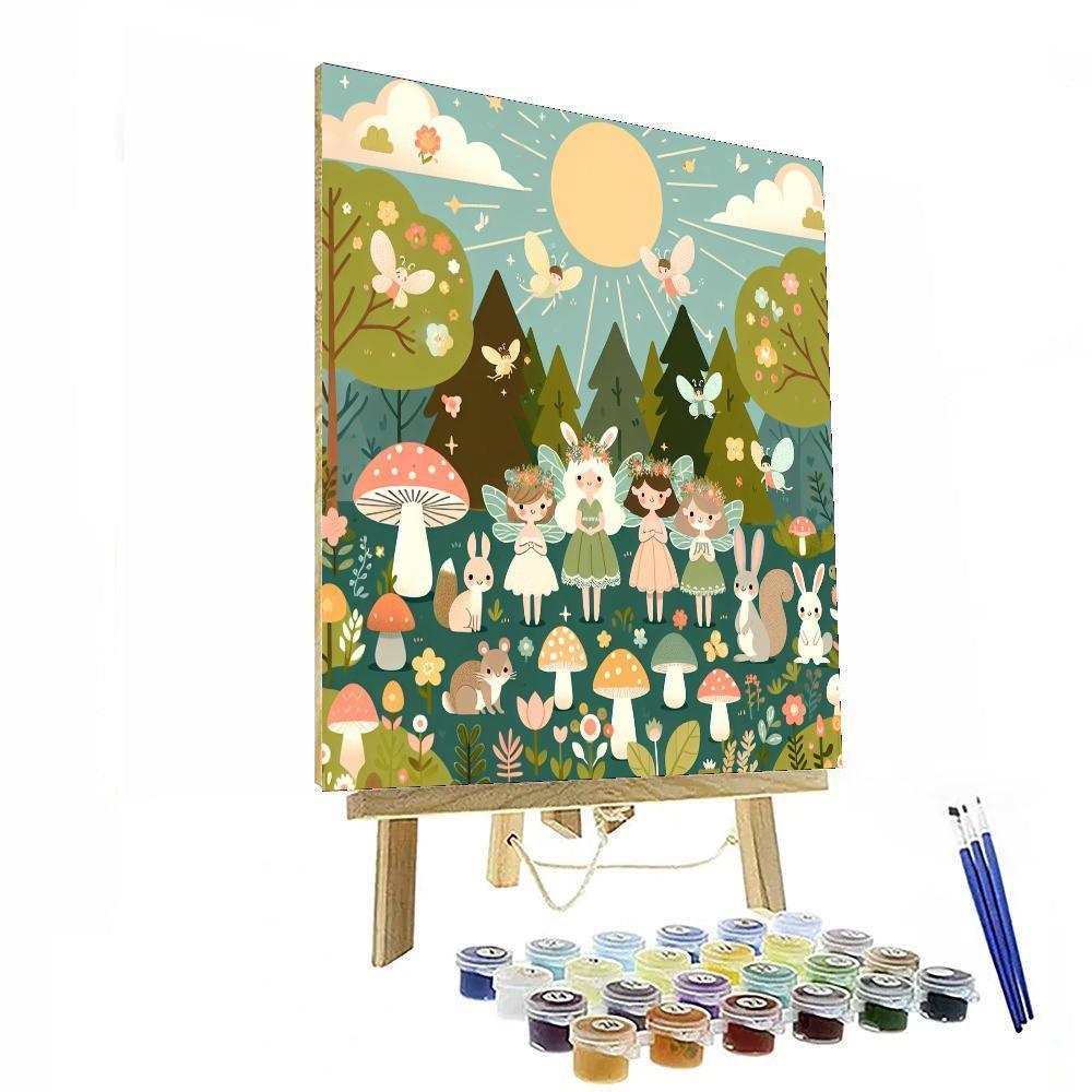 Fairy Woodland Paint By Numbers Art
