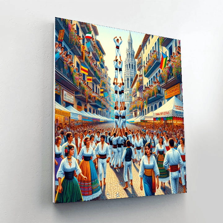 La Mercè - Spain Painting Number Kit