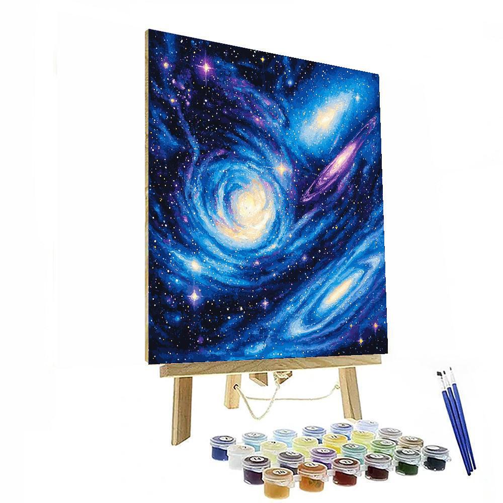 Georges Seurat Inspired Stellar Symphony  Paint By Number